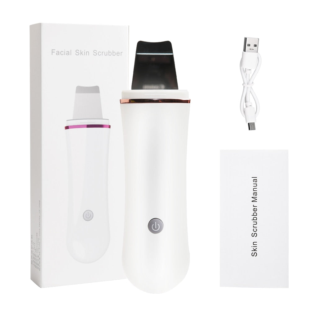 Ultrasonic Skin Scrubber Electric Facial Cleansing