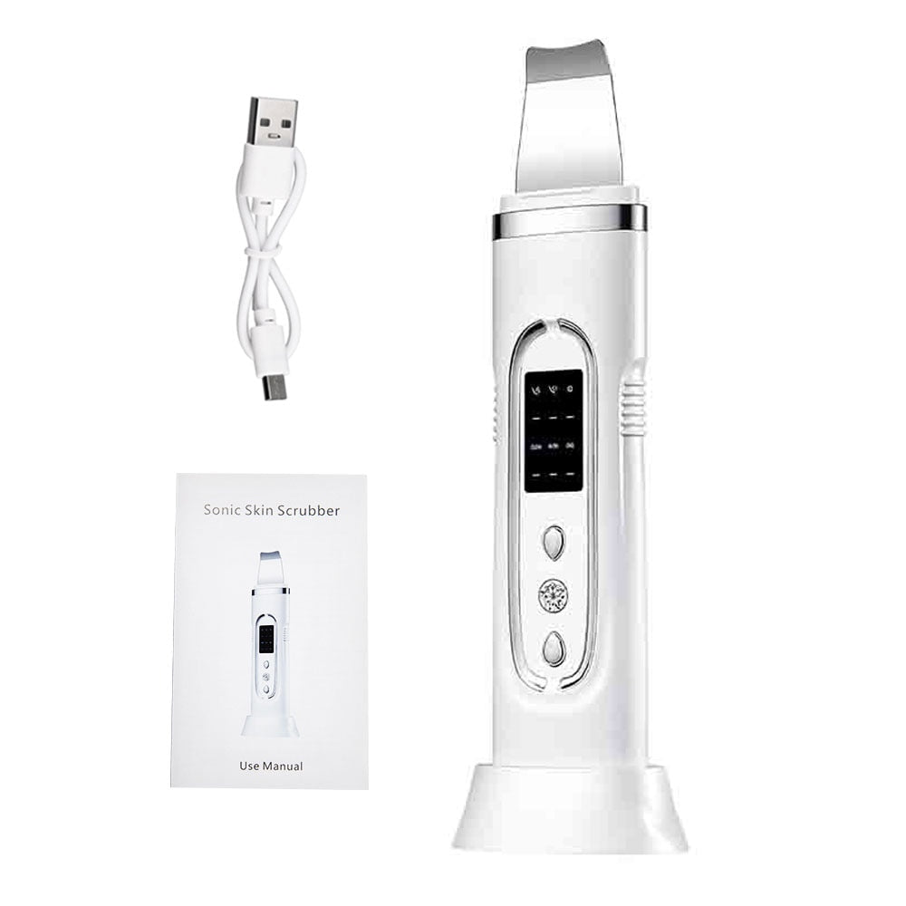 Ultrasonic Skin Scrubber Electric Facial Cleansing